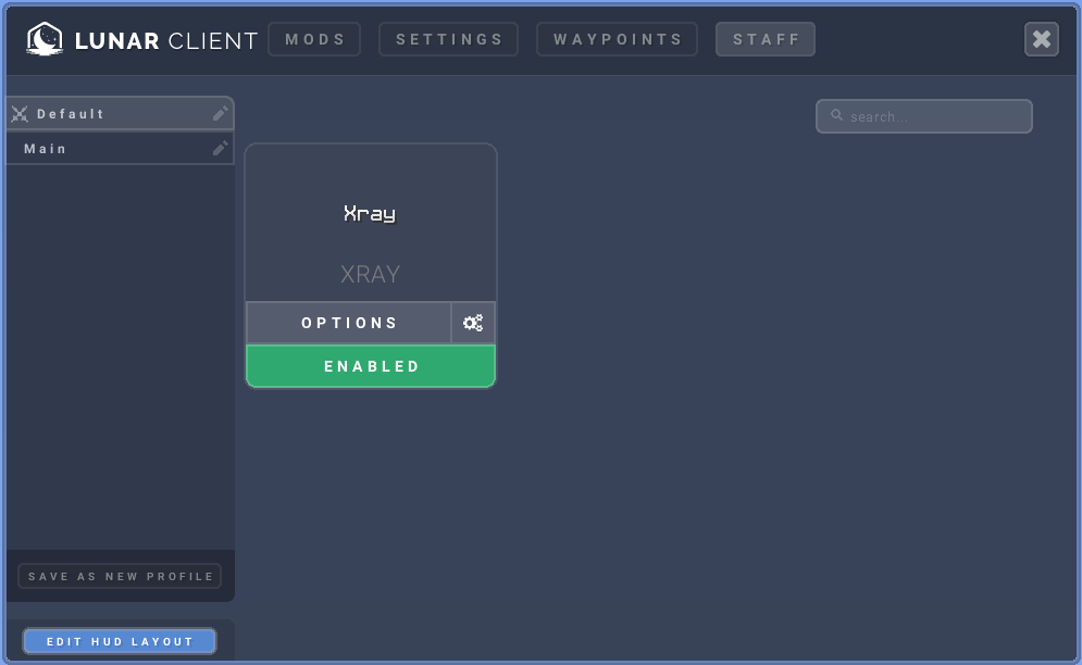 Staff Mod Module Example